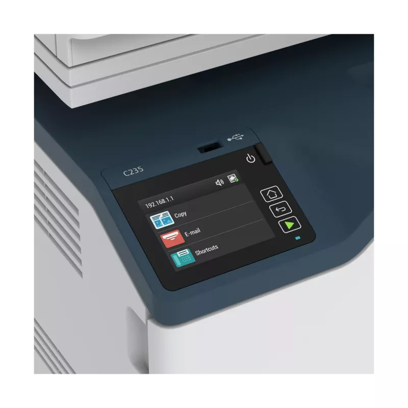 Xerox C235 A4 22ppm juhtmevaba koopia/prindi/skanni/faks PS3 PCL5e/6 ADF 2 salve kokku 251 lehte