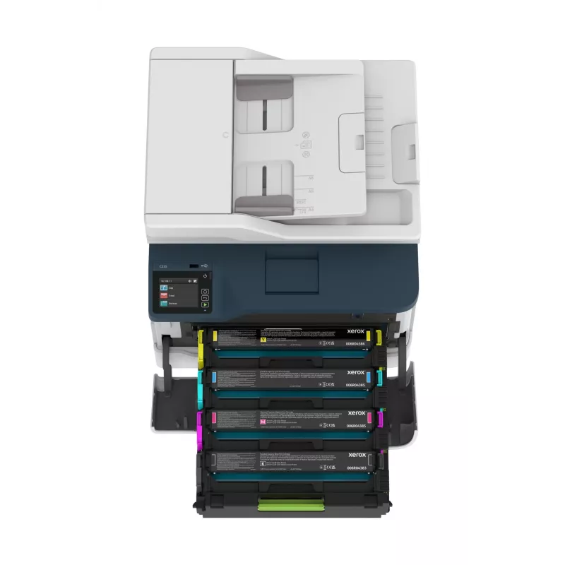 Xerox C235 A4 22ppm juhtmevaba koopia/prindi/skanni/faks PS3 PCL5e/6 ADF 2 salve kokku 251 lehte