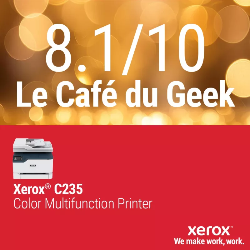 Xerox C235 A4 22ppm juhtmevaba koopia/prindi/skanni/faks PS3 PCL5e/6 ADF 2 salve kokku 251 lehte