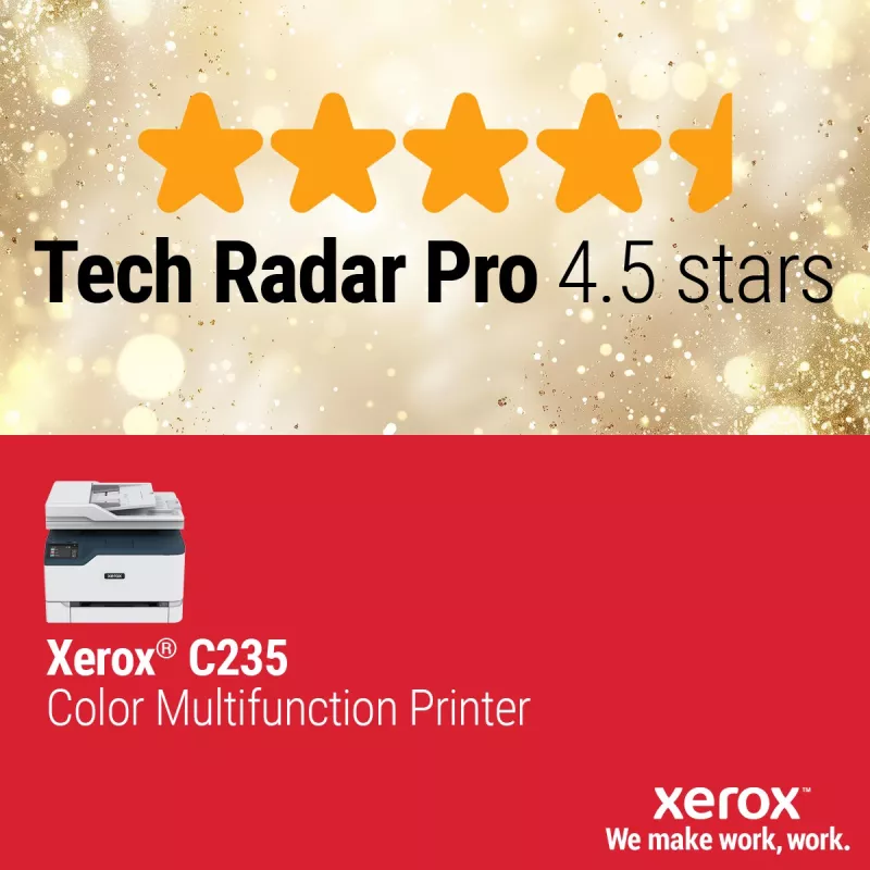 Xerox C235 A4 22ppm juhtmevaba koopia/prindi/skanni/faks PS3 PCL5e/6 ADF 2 salve kokku 251 lehte