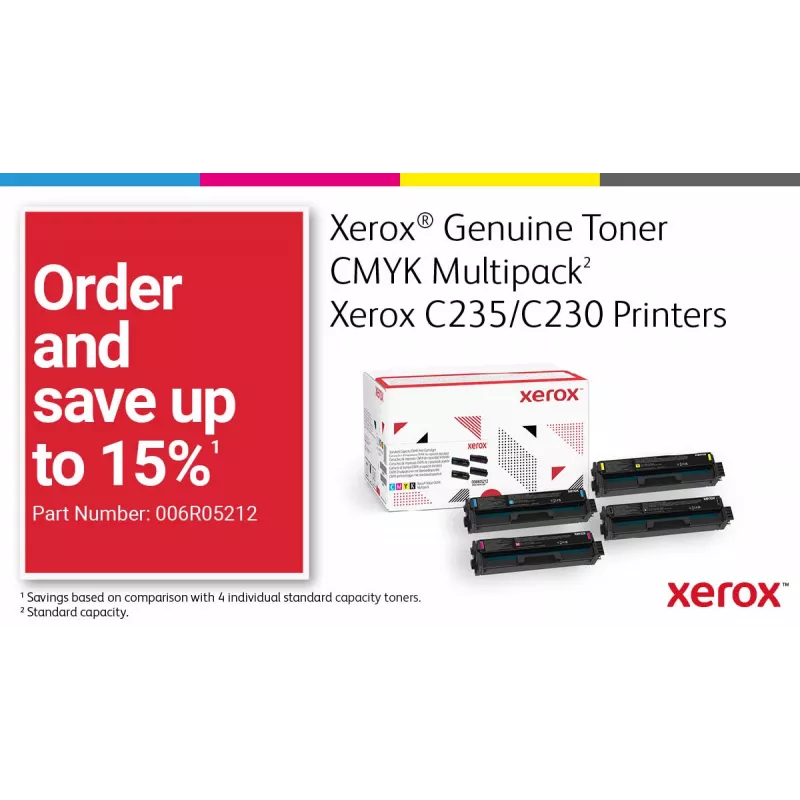 Xerox C230 A4 22ppm juhtmeta kahepoolne printer PS3 PCL5e6 2 alust kokku 251 lehte