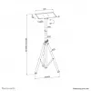 Neomounts NS-FS200Must põrandastatiiv 10-32 tolli, 15 kg, 25.4 cm (10 tolli), 81.3 cm (32 tolli), 75 x 75 mm, 100 x 100 mm, 1080 - 1780 mm