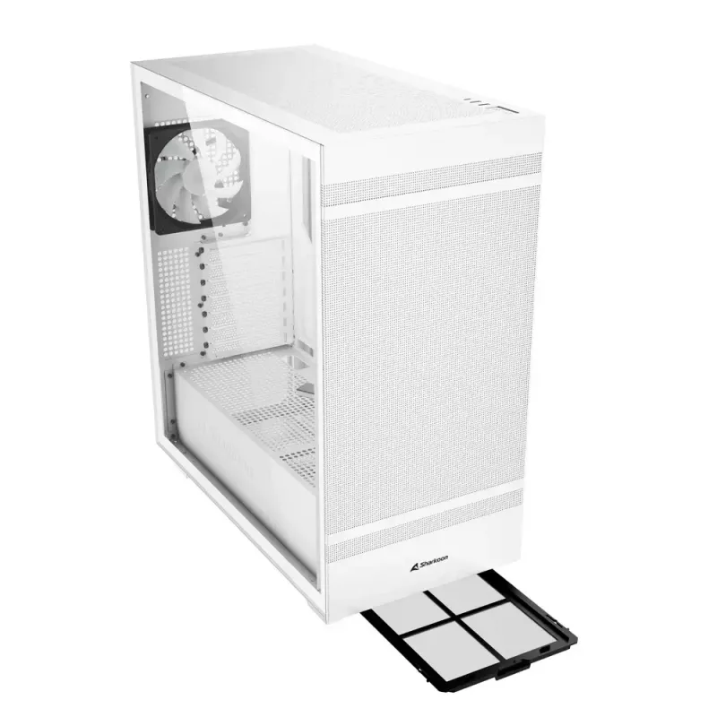 Arvuti korpus Sharkoon REBEL C50 RGB Full Tower Valge