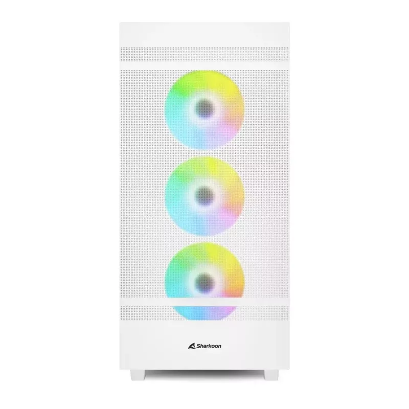 Arvuti korpus Sharkoon REBEL C50 RGB Full Tower Valge