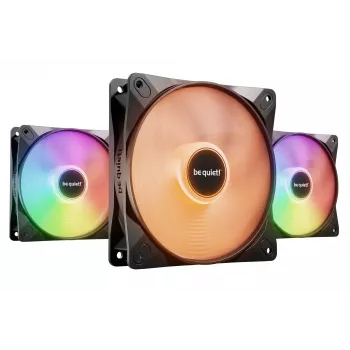 be quiet LIGHT WINGS LX 120mm PWM High Speed 3-Pack Must arvutikorpuse ventilaator 12 cm 3 tk