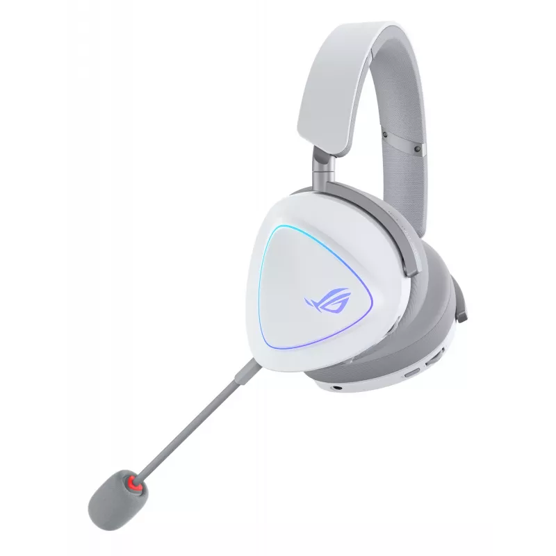 ASUS ROG Delta II Kõrvaklapid Juhtmega ja Juhtmeta Peapaelaga Mängimiseks USB Type-C Bluetooth Valge