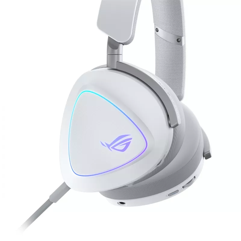 ASUS ROG Delta II Kõrvaklapid Juhtmega ja Juhtmeta Peapaelaga Mängimiseks USB Type-C Bluetooth Valge