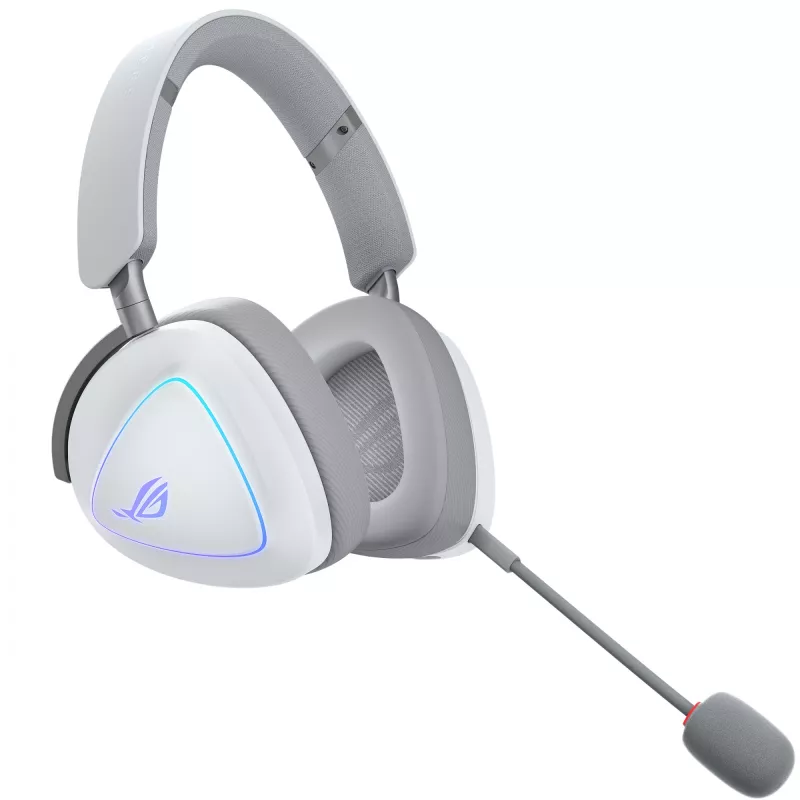 ASUS ROG Delta II Kõrvaklapid Juhtmega ja Juhtmeta Peapaelaga Mängimiseks USB Type-C Bluetooth Valge