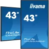 iiyama LH4365UHSB-B1 Signage-ekraan kioskikujundusega 108 cm (42,5 tolli) LED Wi-Fi 800 cd/m² 4K Ultra HD Must Sisseehitatud protsessor Android 11 24/7