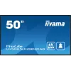 iiyama LH5065UHSB-B1AG Signage-ekraan Digitaalne signatuur lameekraan 125,7 cm (49,5 tolli) LCD Wi-Fi 800 cd/m² 4K Ultra HD Must Sisseehitatud protsessor Android 11 24/7