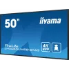 iiyama LH5065UHSB-B1AG Signage-ekraan Digitaalne signatuur lameekraan 125,7 cm (49,5 tolli) LCD Wi-Fi 800 cd/m² 4K Ultra HD Must Sisseehitatud protsessor Android 11 24/7