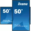 iiyama LH5065UHSB-B1AG Signage-ekraan Digitaalne signatuur lameekraan 125,7 cm (49,5 tolli) LCD Wi-Fi 800 cd/m² 4K Ultra HD Must Sisseehitatud protsessor Android 11 24/7