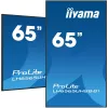 iiyama LH6565UHSB-B1 Signage-ekraan kioskikujundusega 163,8 cm (64,5 tolli) LED Wi-Fi 800 cd/m² 4K Ultra HD Must Sisseehitatud protsessor Android 11 24/7