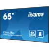 iiyama LH6565UHSB-B1 Signage-ekraan kioskikujundusega 163,8 cm (64,5 tolli) LED Wi-Fi 800 cd/m² 4K Ultra HD Must Sisseehitatud protsessor Android 11 24/7