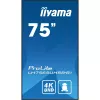 iiyama LH7565UHSB-B1 Signage-ekraan kioskikujundusega 189,2 cm (74,5 tolli) LED Wi-Fi 800 cd/m² 4K Ultra HD Must Sisseehitatud protsessor Android 11 24/7