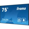 iiyama LH7565UHSB-B1 Signage-ekraan kioskikujundusega 189,2 cm (74,5 tolli) LED Wi-Fi 800 cd/m² 4K Ultra HD Must Sisseehitatud protsessor Android 11 24/7
