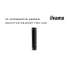 iiyama PROLITE TE7514MIS-B2AG Kiosk disain 190.5 cm (75 tolli) LCD Wi-Fi 435 cd/m² 4K Ultra HD Must Puuteekraan Sisseehitatud protsessor Android 24/7