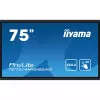iiyama PROLITE TE7514MIS-B2AG Kiosk disain 190.5 cm (75 tolli) LCD Wi-Fi 435 cd/m² 4K Ultra HD Must Puuteekraan Sisseehitatud protsessor Android 24/7