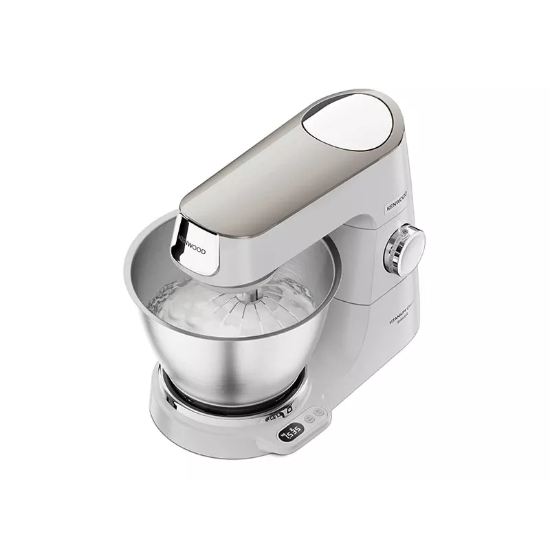 Kenwood KVC65.001WH köögikombain 1200 W 5 L roostevaba teras, valge sisseehitatud kaaludega