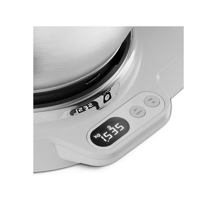 Kenwood KVC65.001WH köögikombain 1200 W 5 L roostevaba teras, valge sisseehitatud kaaludega