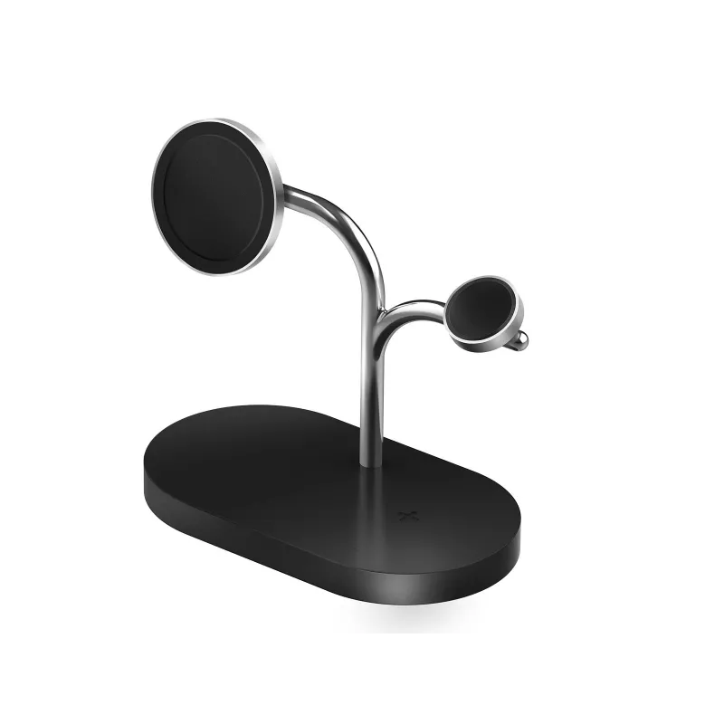 Samsung GP-PWU024WIABW mobiilseadme laadija Peakomplekt, Nutitelefon, Nutikell Must, Hõbedane USB Juhtmevaba laadimine Siseruumides