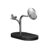 Samsung GP-PWU024WIABW mobiilseadme laadija Peakomplekt, Nutitelefon, Nutikell Must, Hõbedane USB Juhtmevaba laadimine Siseruumides