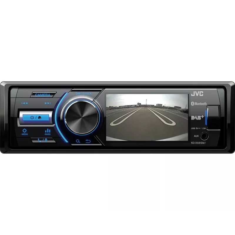 JVC KD-X561DBT auto meediumivastuvõtja Must, Sinine 180 W Bluetooth