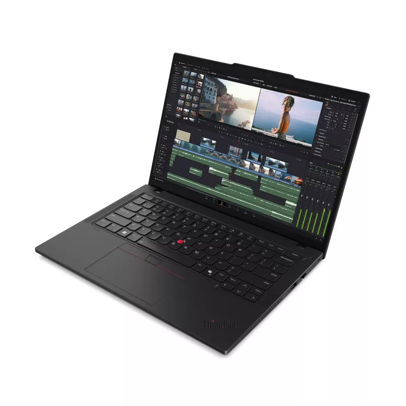 Lenovo ThinkPad P14s Gen 5 (AMD) AMD Ryzen™ 7 PRO 8840HS Mobiilne tööjaam 35,6 cm (14 tolli) Puutetundlik WUXGA 32 GB DDR5-SDRAM 1 TB SSD Wi-Fi 6E (802.11ax) Windows 11 Pro Saksa Must