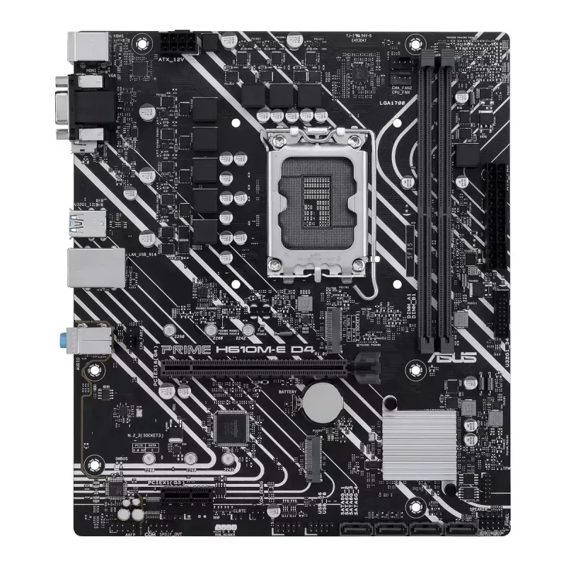 Emaplaat ASUS PRIME H610M-E D4-CSM Intel H610 LGA 1700 micro ATX