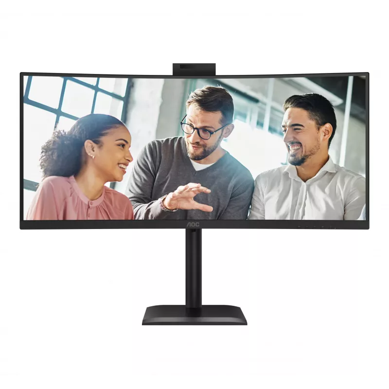 AOC E4 CU34E4CW arvutimonitor 86,4 cm (34 tolli) 3440 x 1440 pikslit UltraWide Quad HD LED must