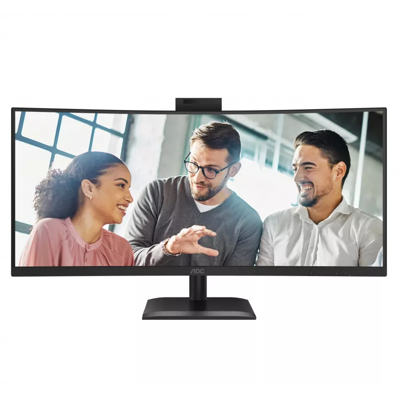 AOC E4 CU34E4CW arvutimonitor 86,4 cm (34 tolli) 3440 x 1440 pikslit UltraWide Quad HD LED must