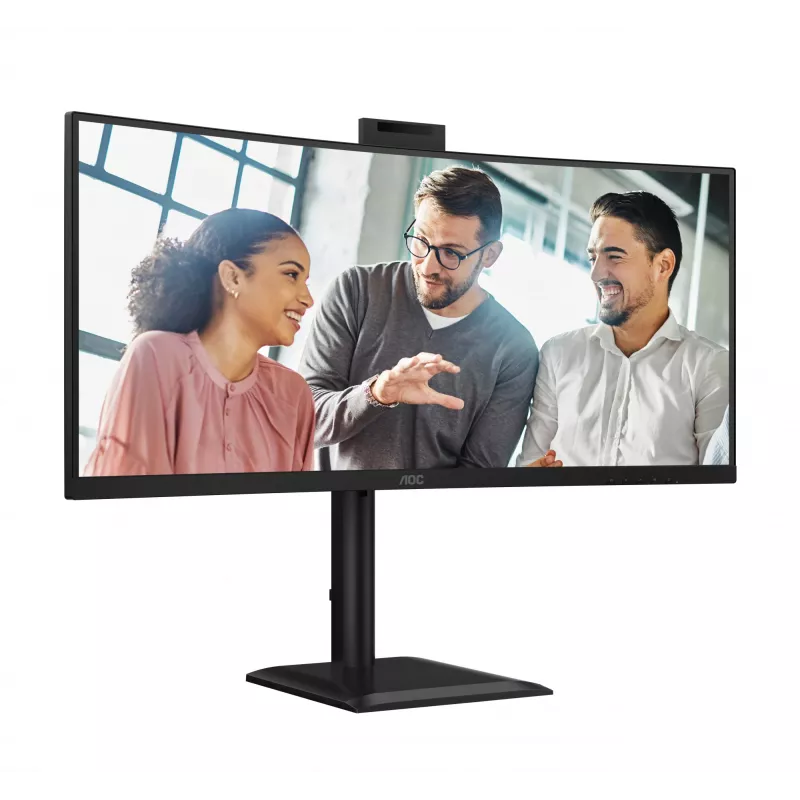 AOC E4 CU34E4CW arvutimonitor 86,4 cm (34 tolli) 3440 x 1440 pikslit UltraWide Quad HD LED must