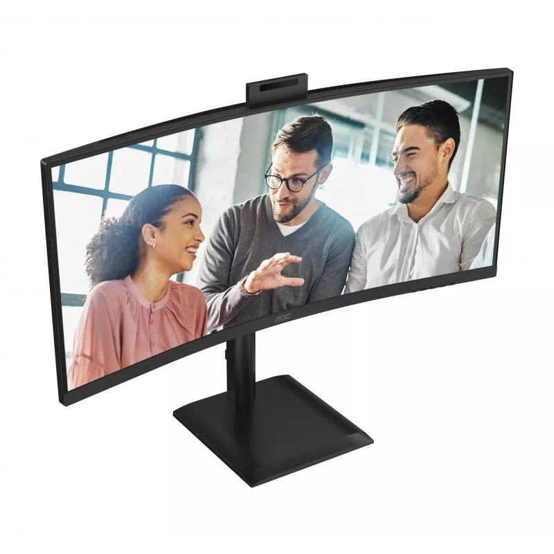 AOC E4 CU34E4CW arvutimonitor 86,4 cm (34 tolli) 3440 x 1440 pikslit UltraWide Quad HD LED must