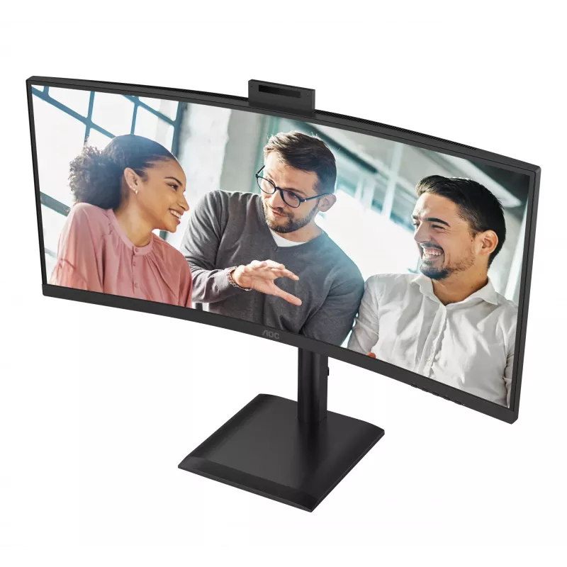 AOC E4 CU34E4CW arvutimonitor 86,4 cm (34 tolli) 3440 x 1440 pikslit UltraWide Quad HD LED must