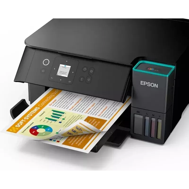 Multifunktsionaalne tindiprinter Epson EcoTank ET-2950 — A4, 4800 x 1200 DPI, 33 ppm, Wi‑Fi, kahepoolne printimine, värviline skaneerimine
