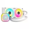 CORSAIR CPU Cooler - Icue Link H100I RGB Aio Liquid Cooler - Valge