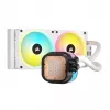 CORSAIR CPU Cooler - Icue Link H100I RGB Aio Liquid Cooler - Valge