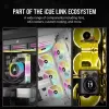 CORSAIR CPU Cooler - Icue Link H100I RGB Aio Liquid Cooler - Valge