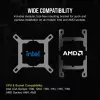CORSAIR CPU Cooler - Icue Link H100I RGB Aio Liquid Cooler - Valge