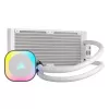 CORSAIR CPU Cooler - Icue Link H100I RGB Aio Liquid Cooler - Valge