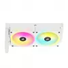 CORSAIR CPU Cooler - Icue Link H100I RGB Aio Liquid Cooler - Valge