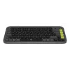 LOGITECH juhtmevaba klaviatuur - Pop Icon Keys - grafiit ja roheline Qwertz saksa