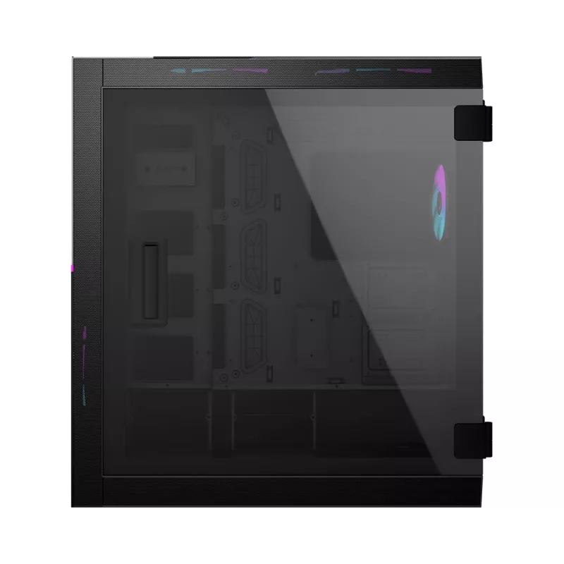 MSI MPG SEKIRA 500X Full Tower Gaming Computer Case 'Must, 3x 200mm ARGB + 1x 200mm + 1x120mm ARGB ventilaatorit, Mystic Light Sync, 8 kanaliga ARGB jaotur, USB Type-C, karastatud klaaspaneelid, E-ATX, ATX, mATX, mini-ITX'