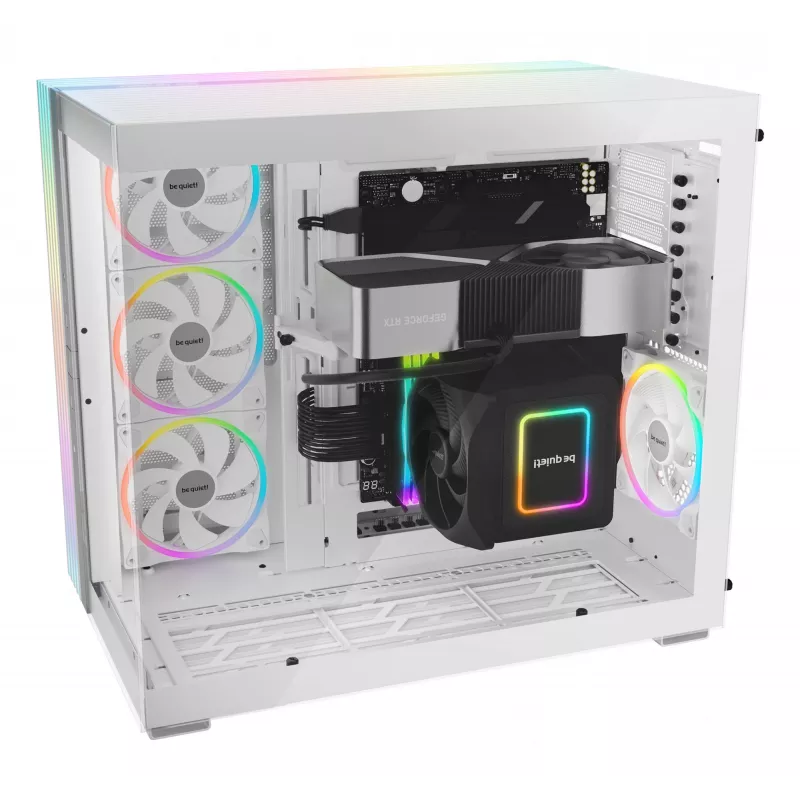 Arvutikorpus bequiet! LIGHT BASE 900 FX Full Tower White — Full Tower, XL-ATX, RGB ventilaatorid, 49,5 cm GPU, 190 mm CPU jahuti