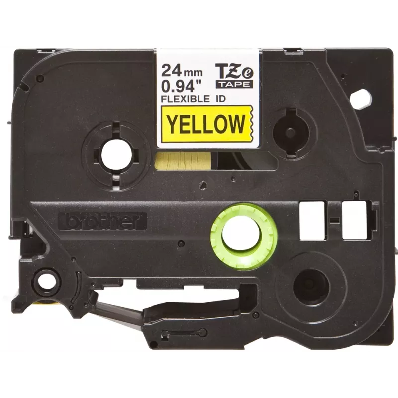 Brother TZE-FX651 sildipael Must kollasel TZ