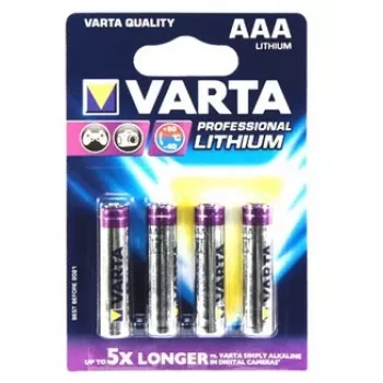 VARTA patarei ühekordne Ultra Lithium Aaa 1,5V 4 tk