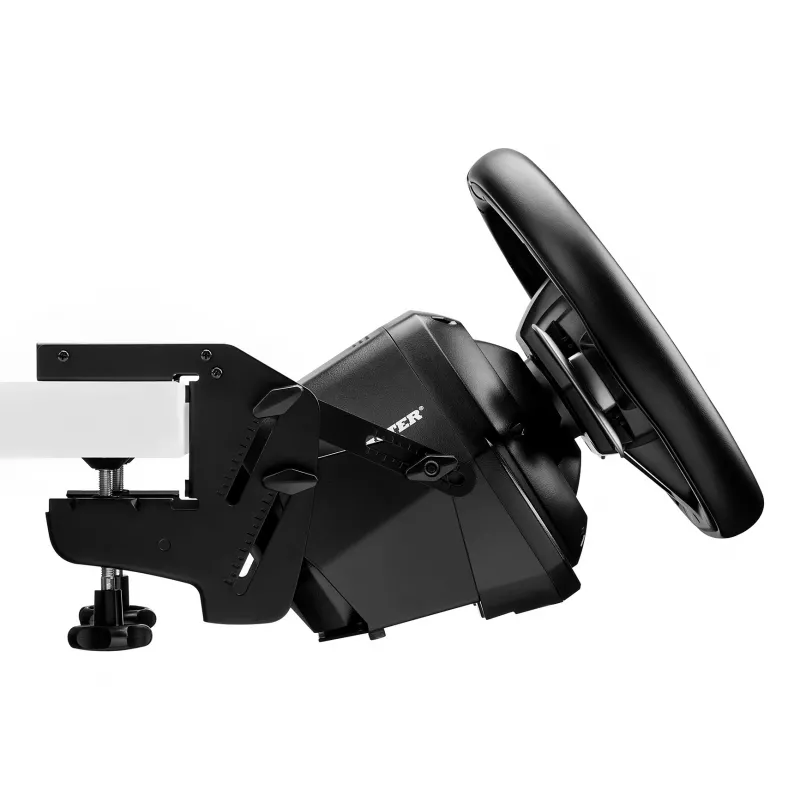 Thrustmaster SimTask Steering Kit, võidusõidurooli kinnitus ja pöörlev pöidlanupp raskete sõidukite sõidusimulatsioonideks, ühildub T128 ja T248 võidusõiduroolidega