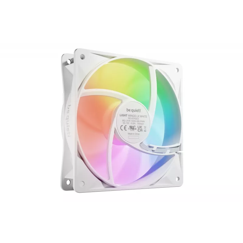 be quiet! Light Wings LX 120 mm PWM Reverse White arvuti korpusventilaator 12 cm 1 tk