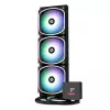 Kõik-ühes vedelikjahuti ENERMAX Aquafusion II 360 mm, 120 mm ventilaatorid, 380 W TDP, must