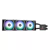 Kõik-ühes vedelikjahuti ENERMAX Aquafusion II 360 mm, 120 mm ventilaatorid, 380 W TDP, must